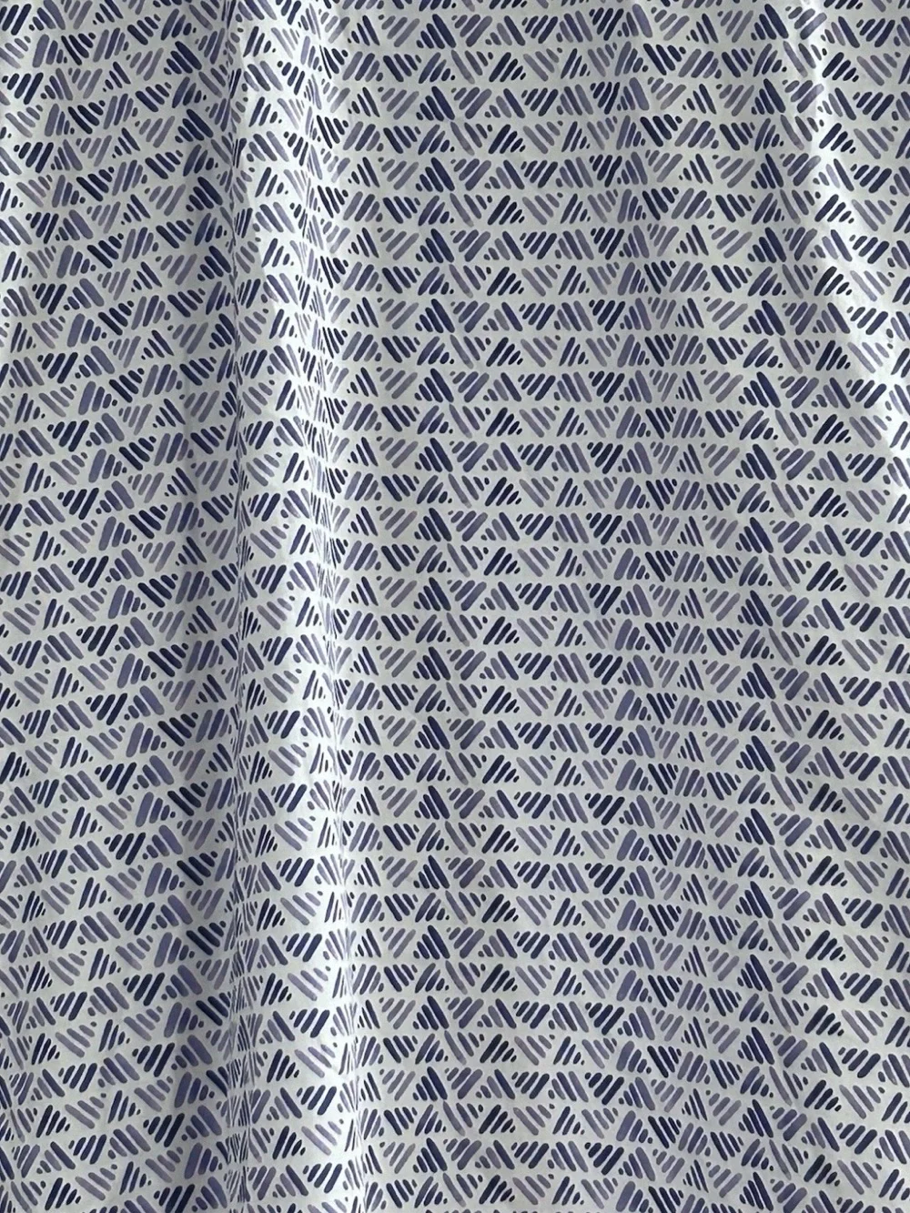 Robert Graham Shirt Mens XL Classic Fit Purple White Geometric Short Sleeve